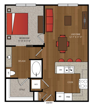 Ella Apartments A5.1 Floor Plan