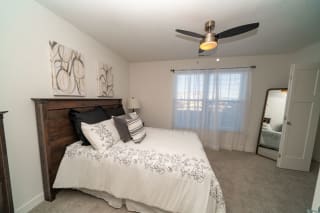 2B-Bed1aplan at Copper Creek Apartment Homes, Kansas