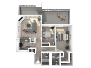 Villaggio on Yarrow Bay Apartments Naples Floor Plan