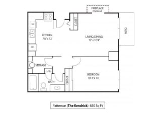 The Kendrick Apartments For Rent in St. Paul, MN 1 Bedroom 1 Bath