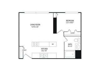 Winslow Commons Apartments in St. Paul, MN 1 Bedroom 1 Bath