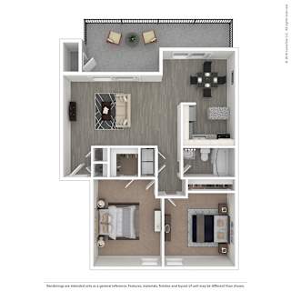 2 bed 1 bath The Pine at Linkhorn Bay Apartments , PRG Real Estate Management,  Virginia Beach, VA