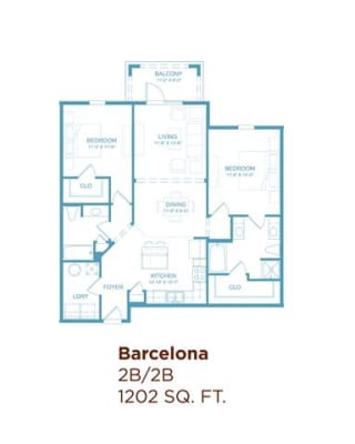 Barcelona Floor Plan at Hacienda Club, Jacksonville, 32256