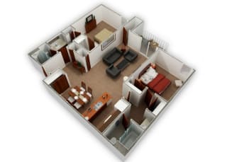 Floor Plan 2X2