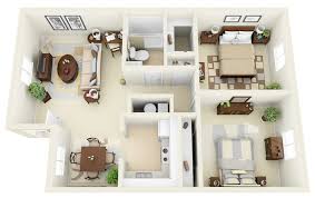 Floor Plan 2 Bed 2 Bath