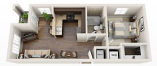 Floor Plan 2BedLux