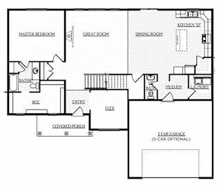 a floor plan of a house