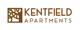 The image is a logo of a company named "Kentfield Apartments".
