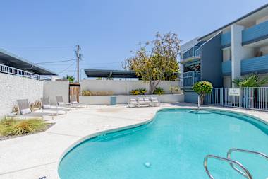 Pool and poolside area at Arcadia 52.