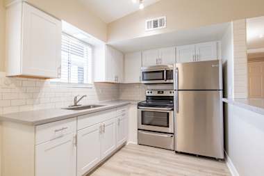 Apartment kitchen at The Clubhouse at Arcadia.