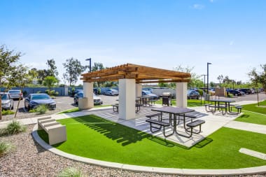 Shared outdoor space at Imperial.