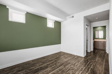 Unfurnished apartment interior at Imperial.