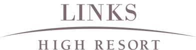 image of the links high resort logo on a white background