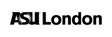 The image is a logo of ASULondon.