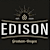 A black and white logo for Edison, established in 2020, is displayed.
