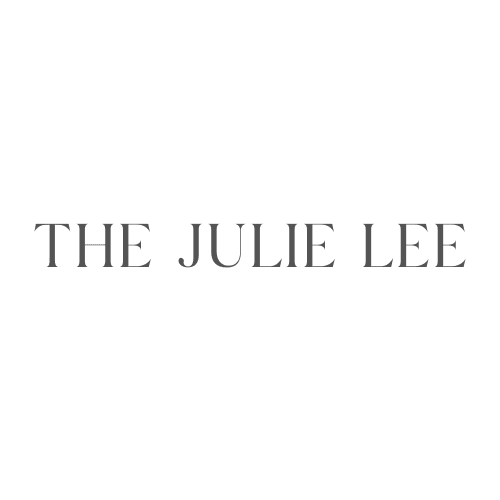 The image displays the text "THE JULIE LEE" in a serif font.