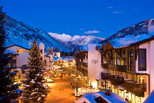 Night View Of The Property Exterior at Middle Creek Village LLC, Colorado