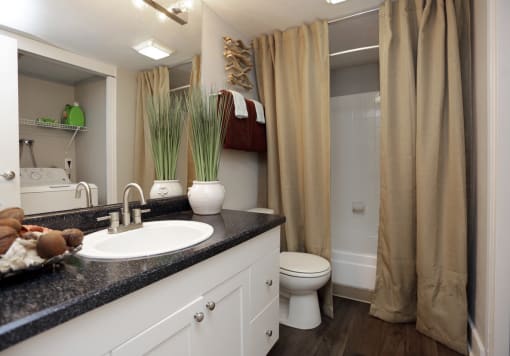 Bathroom at Bonterra Lakeside Apartments, Colorado Springs, CO