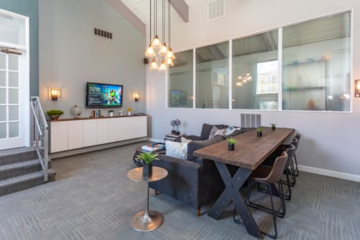 Resident Lounge at Monaco Lakes, Denver, Colorado