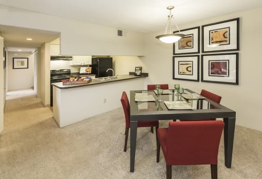 Elegant Dining Area at The Parc at Briargate, Colorado Springs, Colorado