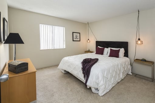 Beautiful Bright Bedroom With Wide Windows at The Parc at Briargate, Colorado Springs, Colorado