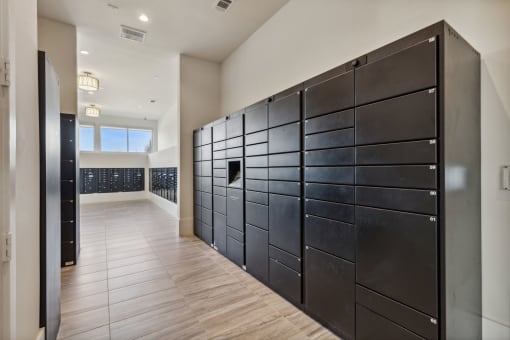 Package concierge room at LynnCora at LynnCora, Texas