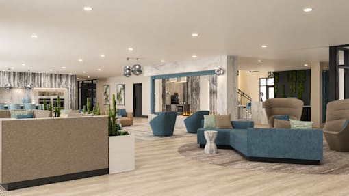 Great Room at Avela Luxury Apartments, Henderson, 89011