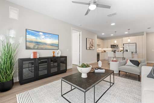 Comfortable Living Room at Mira at Palmer Ranch, Sarasota, FL
