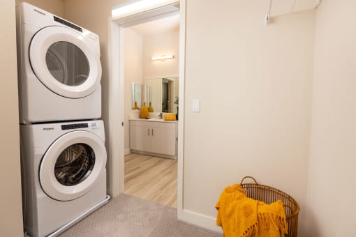 Model apartment laundry