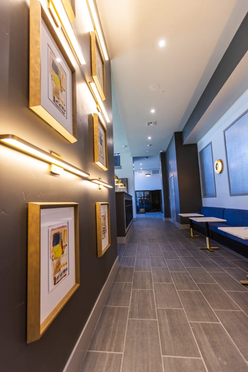 Resident Retreat Clubhouse at Zeta Luxury Apartments in Sacramento, CA