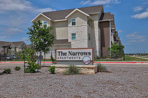 The Narrows Apartments is a large apartment complex with multiple buildings.