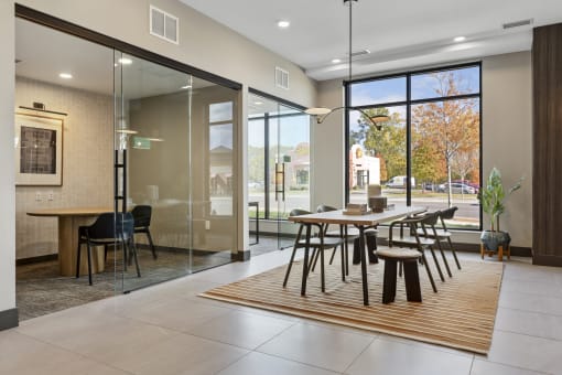 private office suites in work from home lounge in west st paul