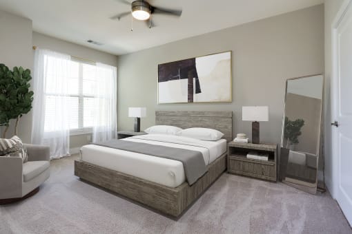 Large Bedroom at 800 Carlyle, Alexandria, VA