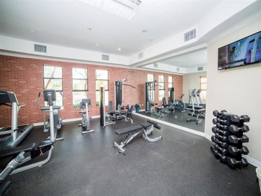 Two 24 State Of The Art Fitness Centers at Medici Apartment Homes, California
