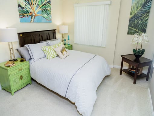 Bedroom With Expansive Windows at Medici Apartment Homes, California, 92203