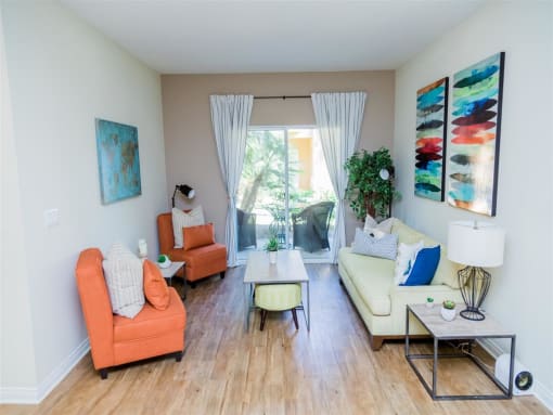 Spacious Living Room at Medici Apartment Homes, Bermuda Dunes, 92203