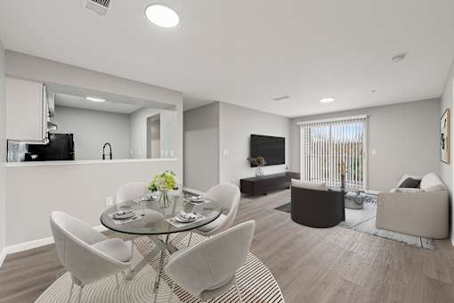 Kitchen with appliances at 2000 Oasis  Apartments, Atlanta, 30316
