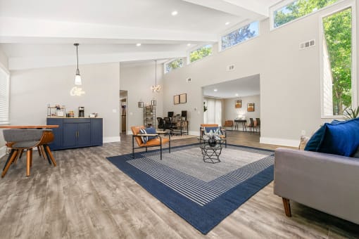 Renovated leasing office and resident center at Concord Crossing, Smyrna, 30082