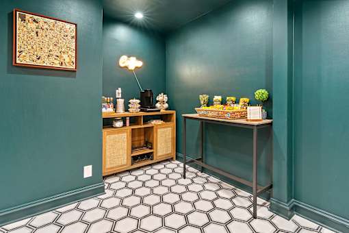Modern Coffee Area at 505 Collection in Atlanta, GA 30305