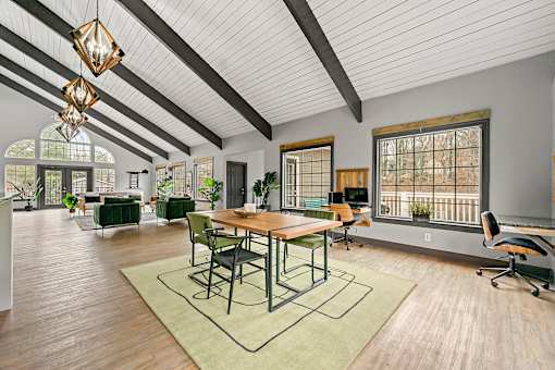Conference table at Fields at Peachtree Corners, Norcross, 30092