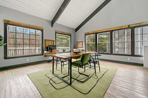 Conference table at Fields at Peachtree Corners, Norcross, 30092