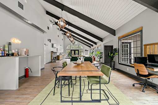 Conference table at Fields at Peachtree Corners, Norcross, 30092