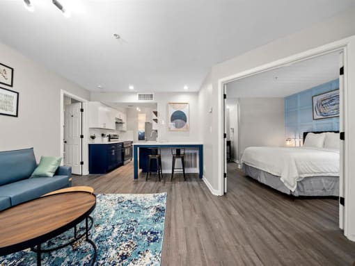 Furnished Living at the 505 Collection in Atlanta, Georgia.