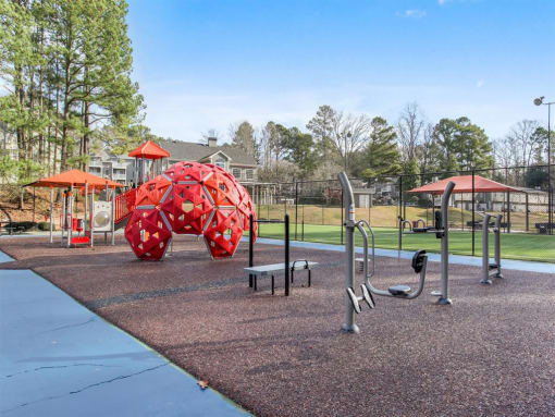 Play Structure  at Fields at Peachtree Corners, Georgia