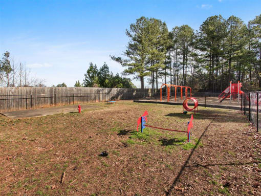 Dog Park at Fields at Peachtree Corners, Norcross, Georgia