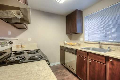 Granite Countertop at Hangar 128 Apartments, Everett, WA, 98204