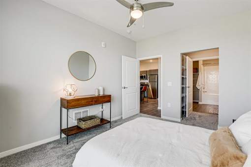Bedroom With Closet at Maven Apartments, Burnsville, 55337
