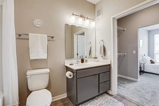 Luxurious Bathroom at Maven Apartments, Burnsville, MN, 55337