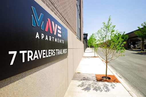 Property Signage at Maven Apartments, Burnsville, Minnesota