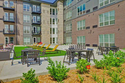 Rooftop Deck at Maven Apartments, Burnsville, Minnesota